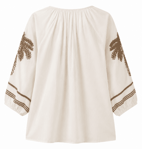 Bluse - Allie - Råhvid - Luxzuz One Two