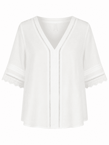 Bluse - Amanda - Off White - Continue