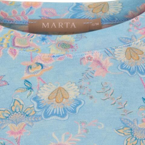 Langærmet T-shirt - Elissa - Lyseblå - MARTA du Château