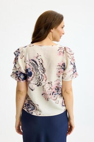 Bluse - Amelia - Rose - iN FRONT