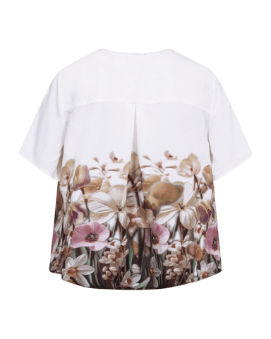 Bluse - FQmaise - Rosa/Off White - FREEQUENT