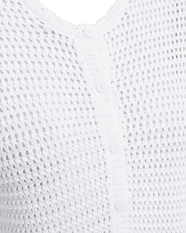 Cardigan - FQtota - Brilliant White - FREEQUENT