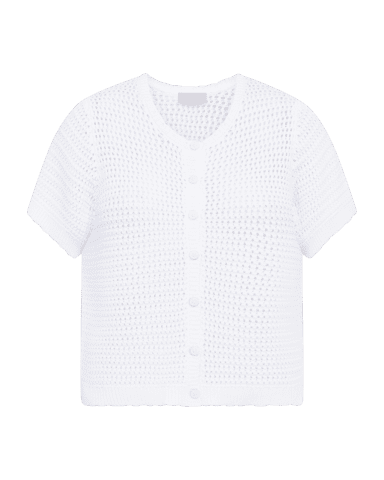Cardigan - FQtota - Brilliant White - FREEQUENT
