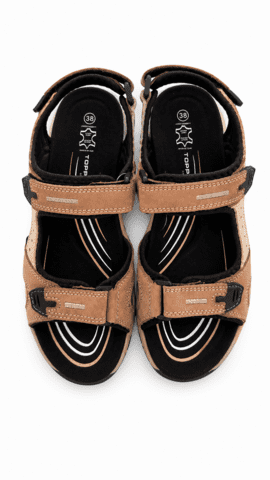 Sandal - TOPWAY COMFORT - Khaki multi - ØLHOLM
