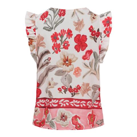 Bluse - Marita - Rød - MARTA du Chateau
