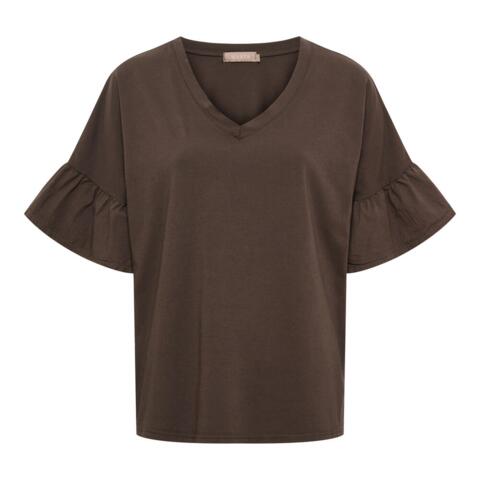 T-shirt - Sabela - Mørkebrun - MARTA du Château