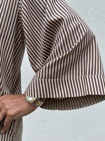 Kjole - Mumbai Stripe - Brun - Gaspar
