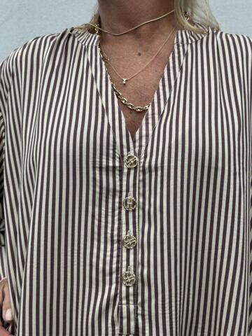 Kjole - Mumbai Stripe - Brun - Gaspar