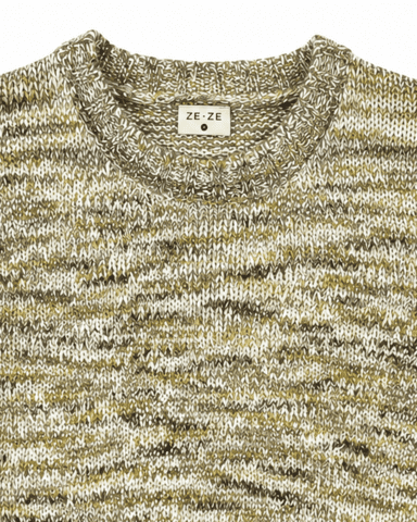 Pullover - Strik - Galina - Grøn - ZE-ZE
