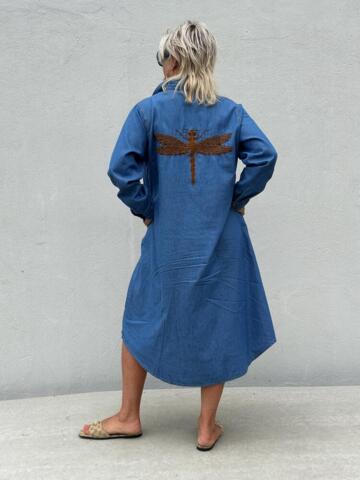 Kjole - Lucca - Blue Denim - Gaspar