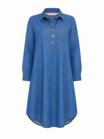 Kjole - Lucca - Blue Denim - Gaspar