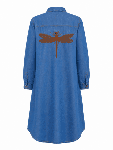 Kjole - Lucca - Blue Denim - Gaspar