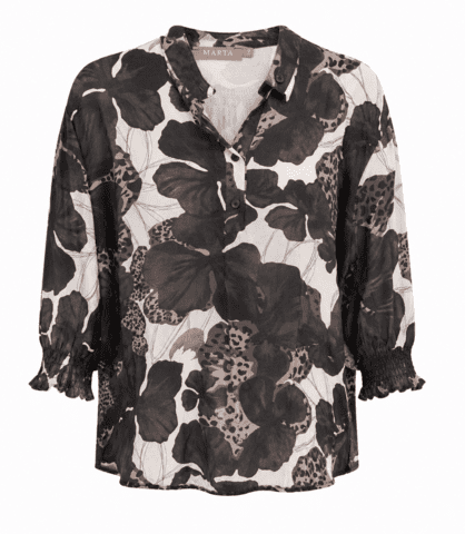 Bluse - Destiny - Brun/Beige - MARTA du Château