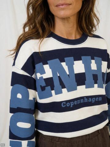 Sweatshirt - Nerina - Brun/Blå - MARTA du Château