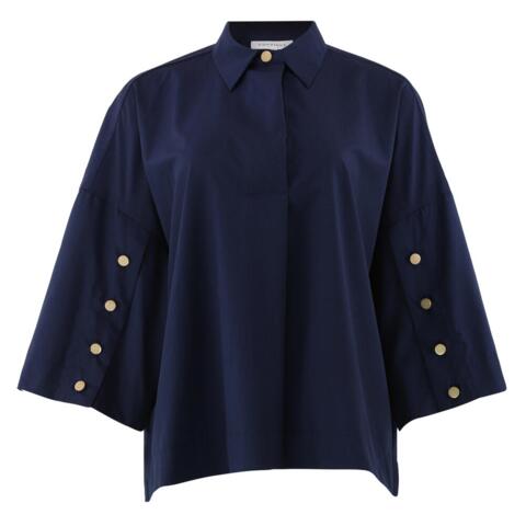 Skjorte - Klara - Navy - Continue