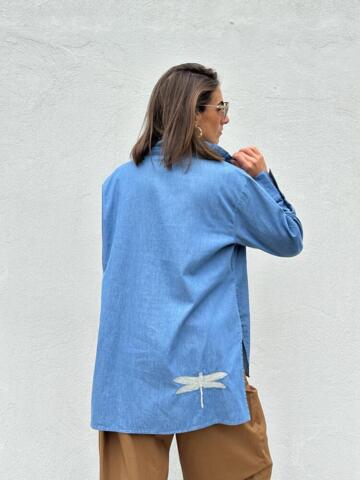 Skjorte - Siena - Denim/Blå - Gaspar