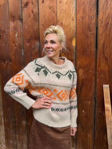 Pullover - Strik - Afterski - Sand - Lene Beier X Lind