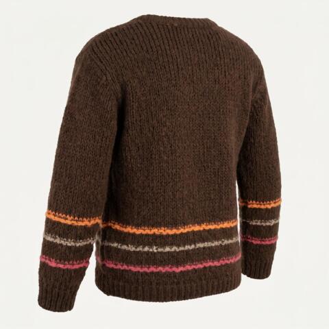 Pullover - Strik - Bålhygge - Brun - Lene Beier X Lind