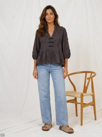 Bluse - Safiya - Brun - MARTA du Château