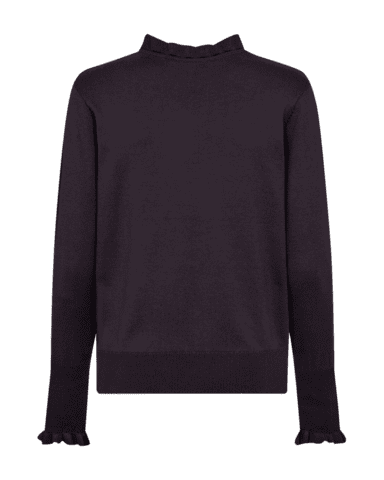 Pullover - Strik - FQkatie - Mørk Violet - FREEQUENT