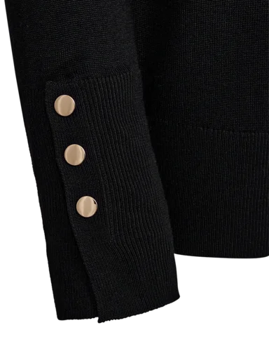 Pullover - Strik - FQkatie - Sort - FREEQUENT