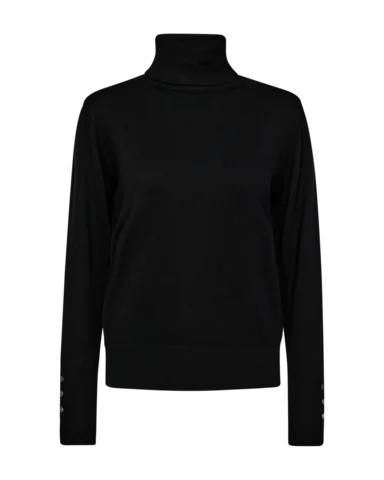 Pullover - Strik - FQkatie - Sort - FREEQUENT