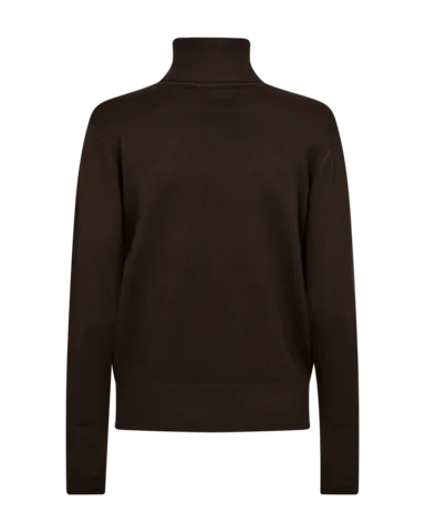 Pullover - Strik - FQkatie - Brun - FREEQUENT