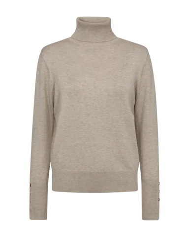 Pullover - Strik - FQkatie - Beige - FREEQUENT