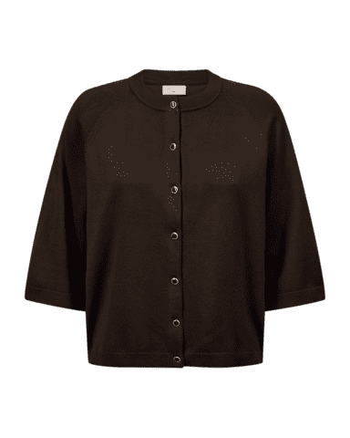 Cardigan - FQKatie - Brun - FREEQUENT