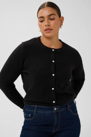Cardigan - KCniela - Sort - Kaffe Curve
