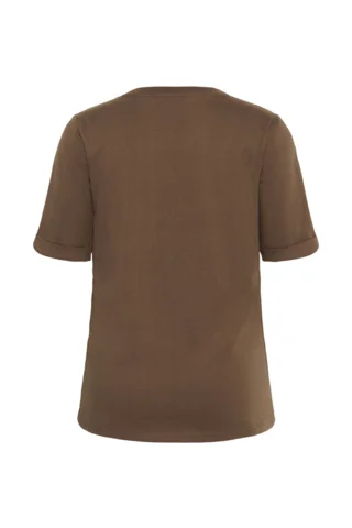 T-shirt - KCart - Brun - Kaffe Curve