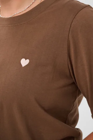 T-shirt - KCart - Brun - Kaffe Curve