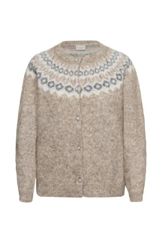 Cardigan - KCbettany - Beige melange - KAFFE curve