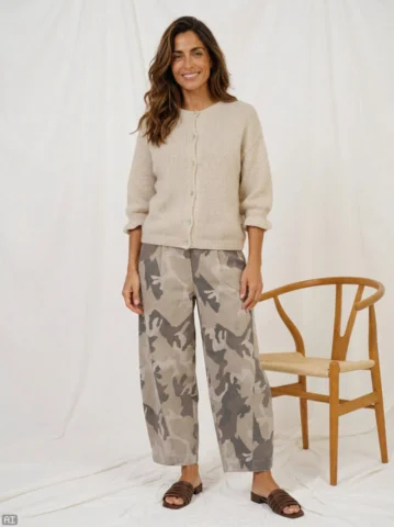 Bukser - Beryl - Beige/Camo - MARTA du chateau