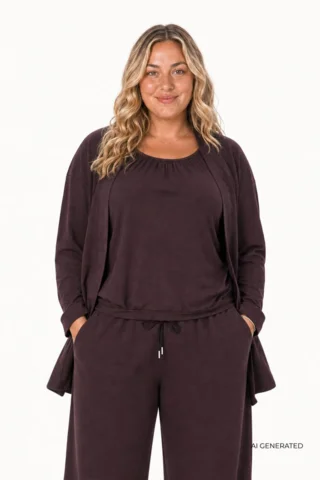 Cardigan - WA-Sabina 23 - Blomme - wasabi