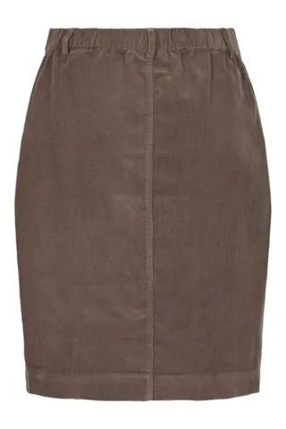Nederdel fløjl - 360-50002 - Brun - SIGNATURE