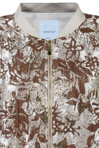 Jakke - Lyric - Brun/Guld  - Zhenzi