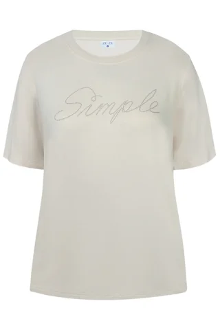 T-Shirt - Heidia - Sand -ZE-ZE