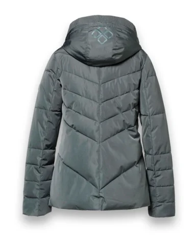 Jakke - Long Black - Oliven - District