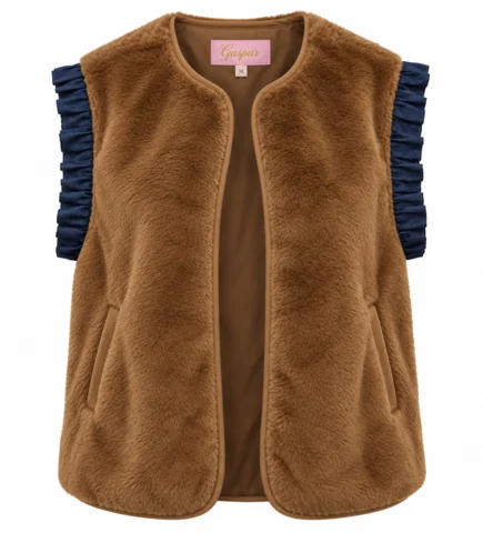 Vest - Duffy Frill - Cognac - Gaspar