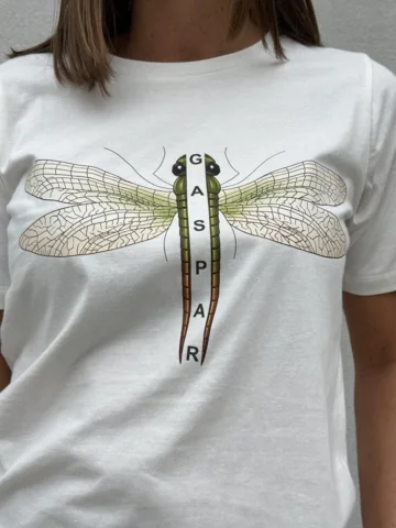 T-Shirt - Tokyo - Hvid/Grøn - Gaspar