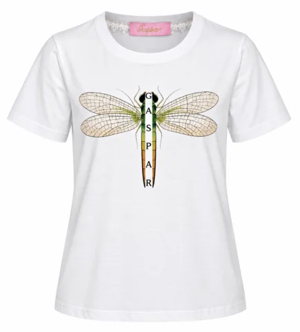 T-Shirt - Tokyo - Hvid/Grøn - Gaspar