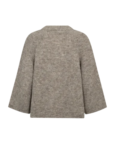 Cardigan - Strik  - FQgrslulu - Beige - FREEQUENT