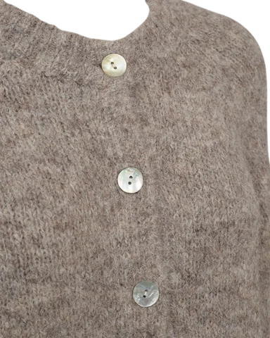 Cardigan - Strik  - FQgrslulu - Beige - FREEQUENT