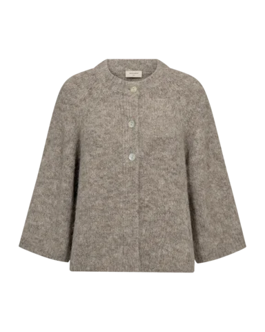 Cardigan - Strik  - FQgrslulu - Beige - FREEQUENT
