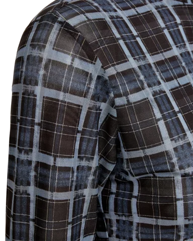 Meshbluse - FQplady - Ternet/Blå - FREEQUENT