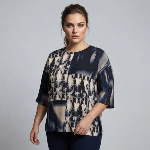 Bluse - Medigan - Navy - PONT NEUF