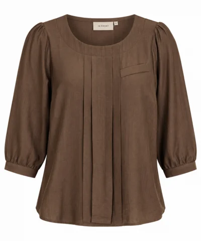 Bluse - Goldi - Brun - IN FRONT