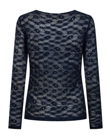 Blondebluse - FQIbena - Navy - FREEQUENT