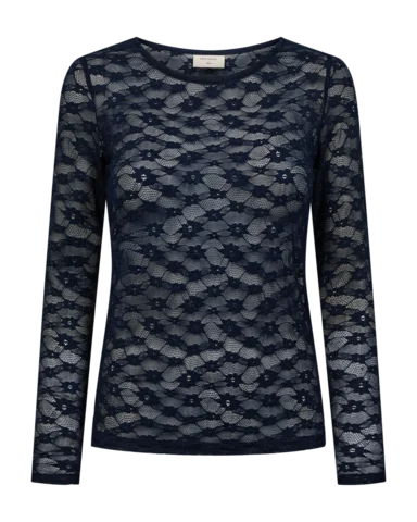 Blondebluse - FQIbena - Navy - FREEQUENT